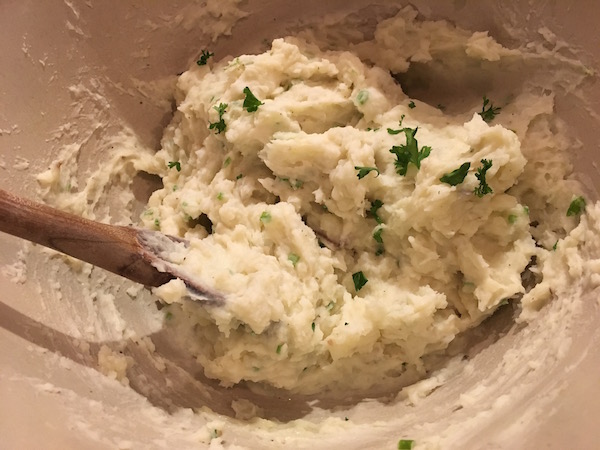 mashed baked potato