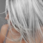 #granny hair with white highlights