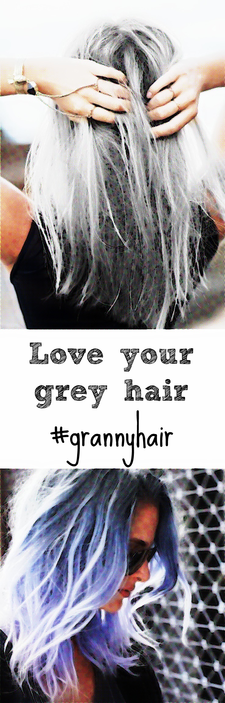 #grannyhair Love Your Grey Hair