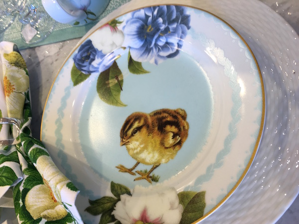 Easter Chick Table Setting | DeliciousPerspective.com