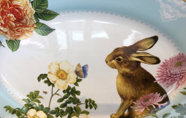 Easter Rabbit Platter | DeliciousPerspective.com