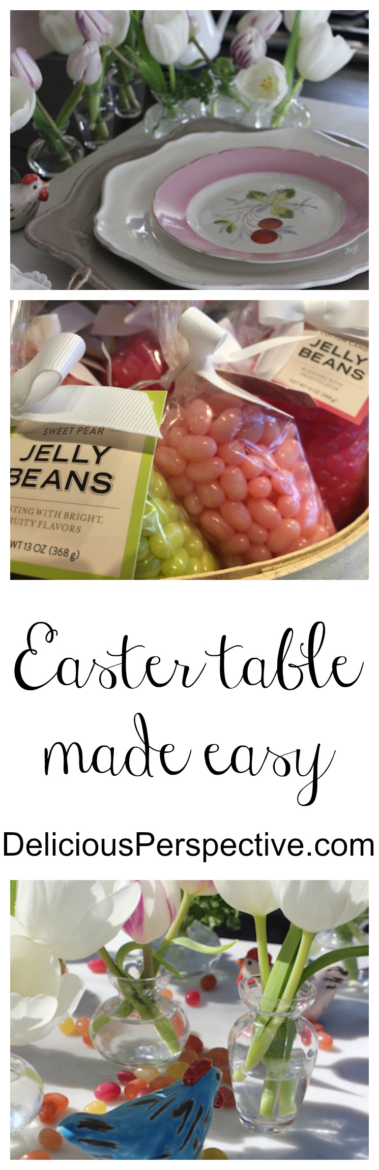 Easter Table Decor Made Easy | DeliciousPerspective.com