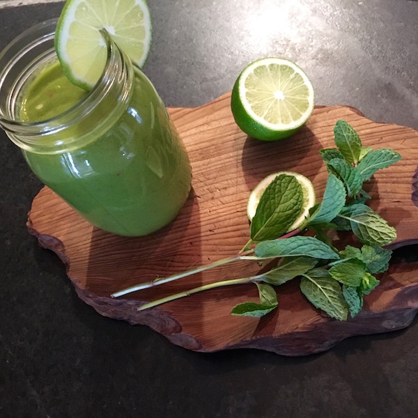 Refreshing and Energizing Green Smoothie || DeliciousPerspective.com